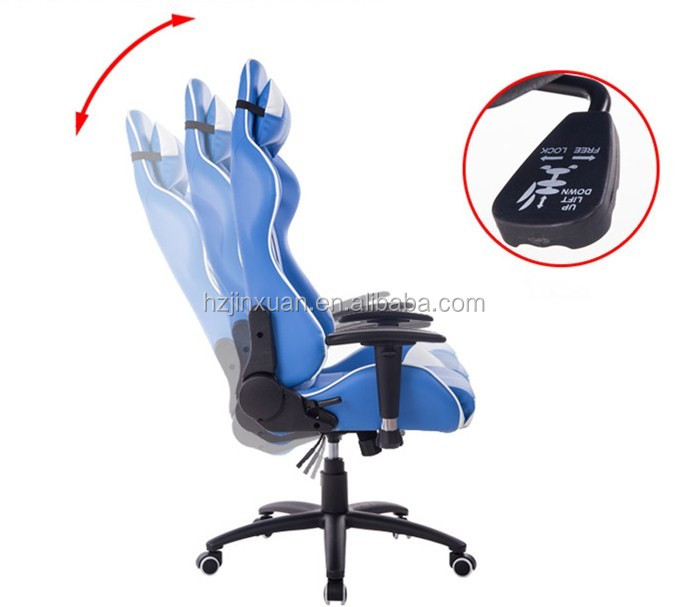 2019 Hot Selling Greece Computer Desk Blue Cord Gaming Chair Ps4