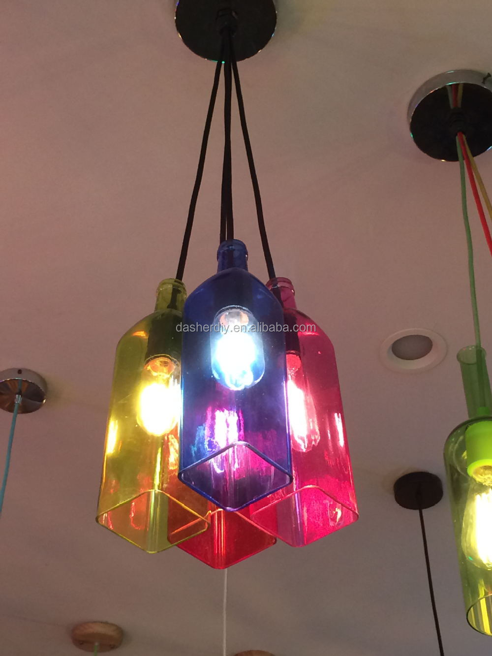 Fili colorati per lampadine: luci presepe illuminazione lanterne ... Lampade A decorazione Sospensione
