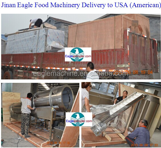 Floating fish feed pellet extruder machine