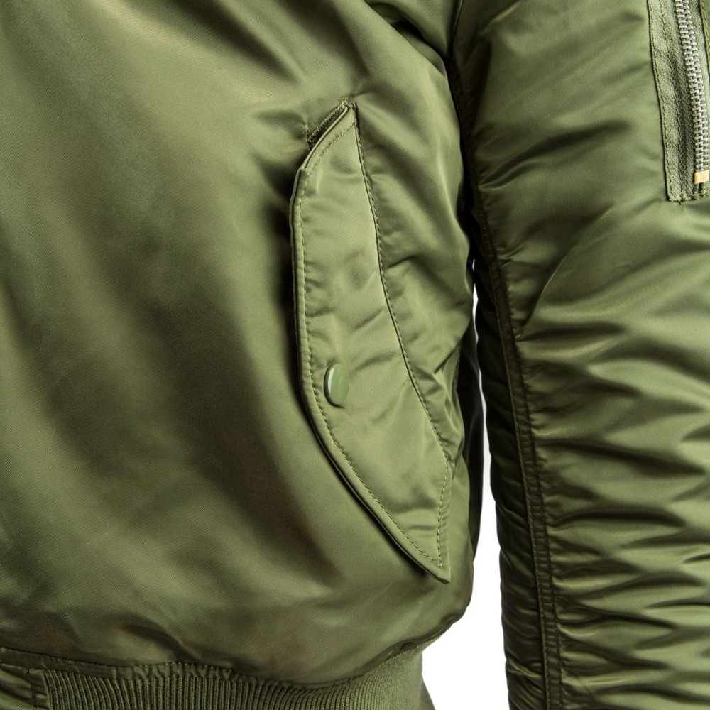 アーミーグリーンアウターウェア2015リバーシブルジッパーナイロンボンバージャケット緑仕入れ・メーカー・工場