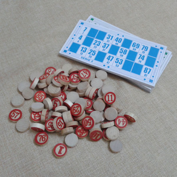 190 Wooden Bingo Game Pieces Bingo Board Game Chips Wooden Number Reading Piece Buy Wooden