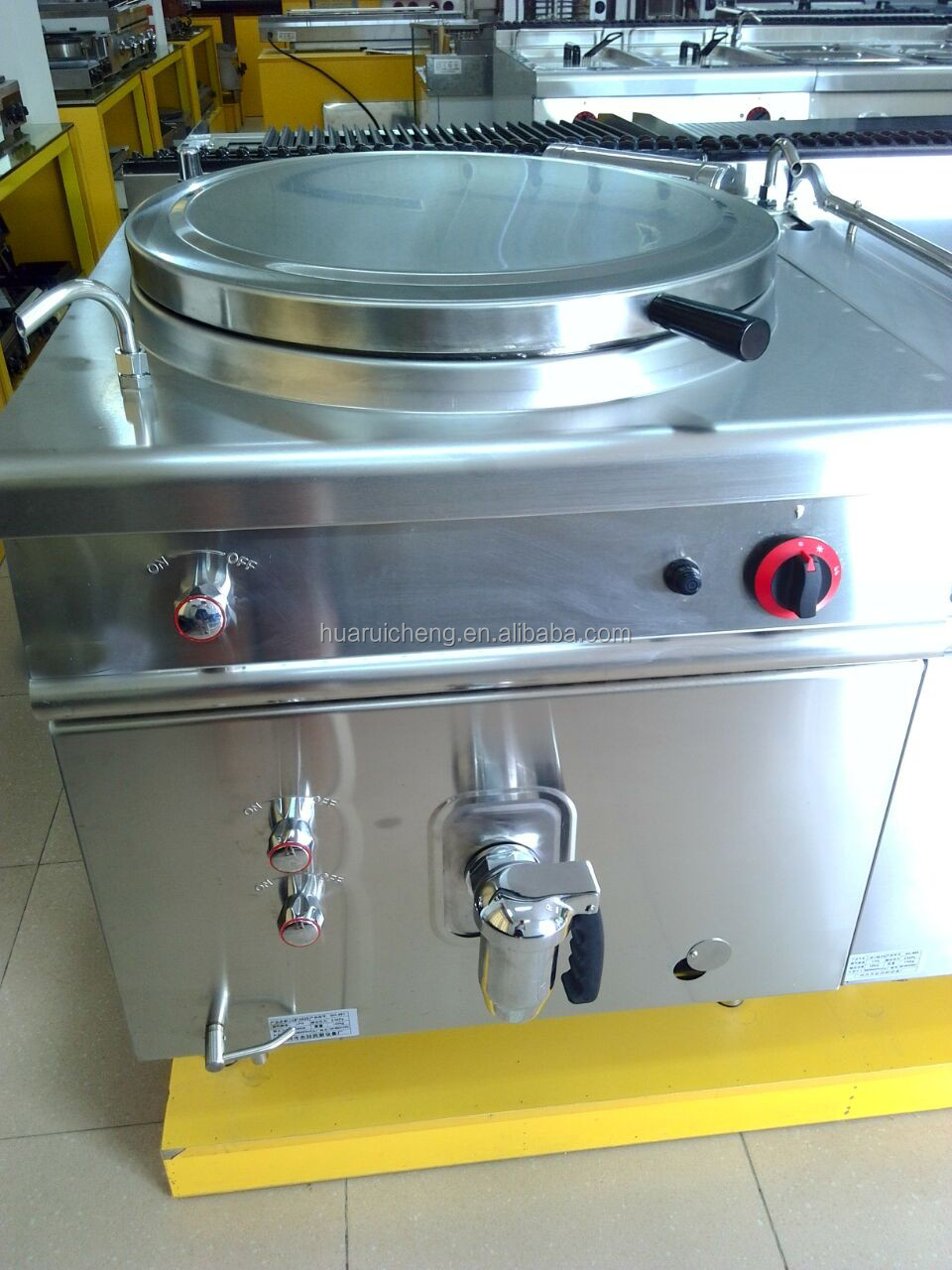 100L 18000W Stainless Steel Commercial Electric Boiling Pan TT-WE1325A  Chinese restaurant equipment manufacturer and wholesaler