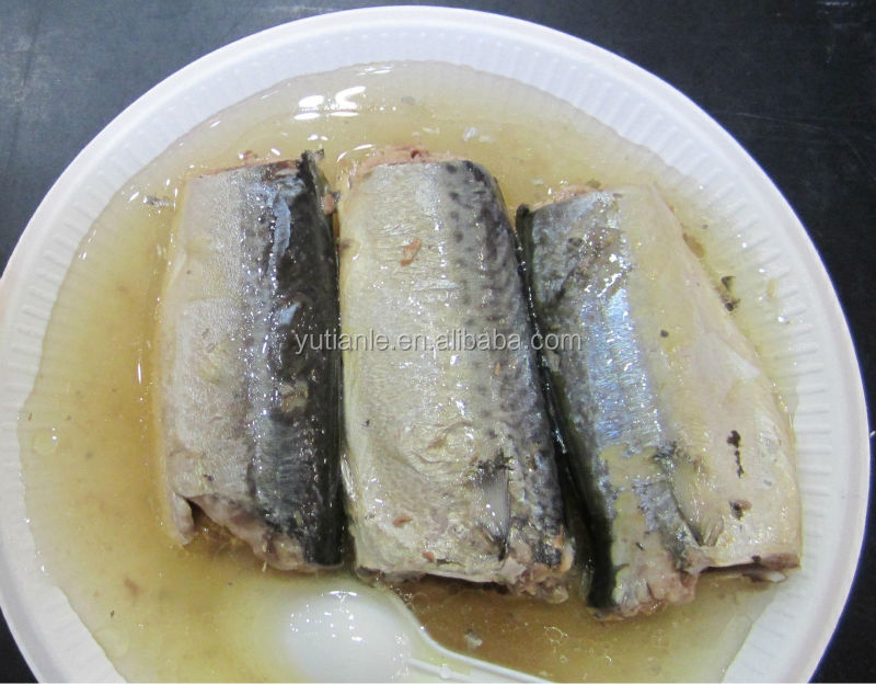 425g EU Certificate Canned Mackerel In Brine
