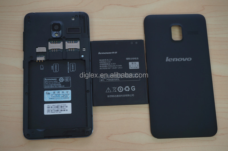 レノボオクタコアa850+mtk65925.51.4ghzのインチのips4.2デュアルsimデュアルカメラアンドロイドスマートフォン問屋・仕入れ・卸・卸売り