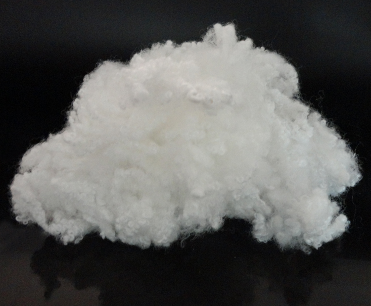 High Grade White Color 3d Virgin Silicone 64mm Hollow Polyester Fiber