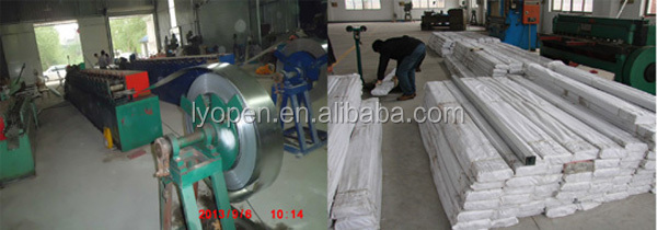 E sliding door track\'s machine