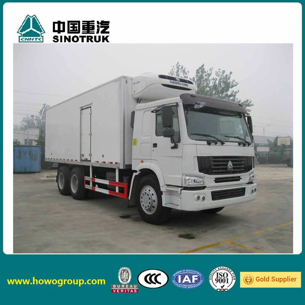 sinotruk howo 6x4 refrigerator truck refrigerated
