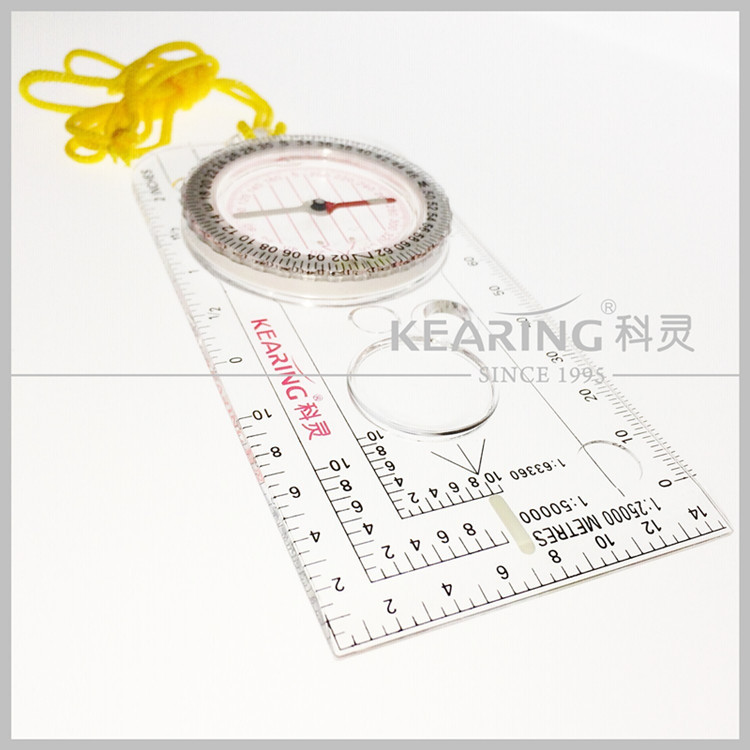 Kearingブランド軍事地図コンパス、 アクリル素材、 3.0mmthickness#kmc-1仕入れ・メーカー・工場