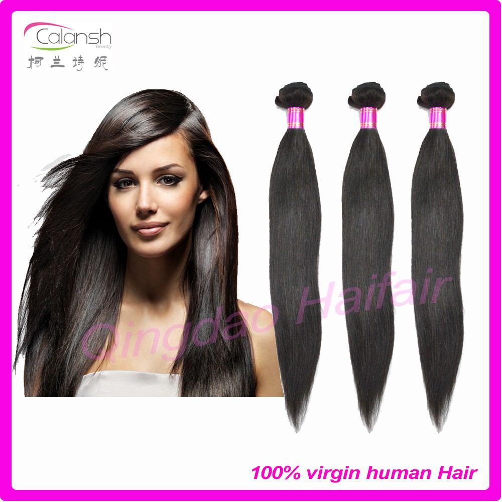 2015 new hair styling good quaity straight hair brazilian human