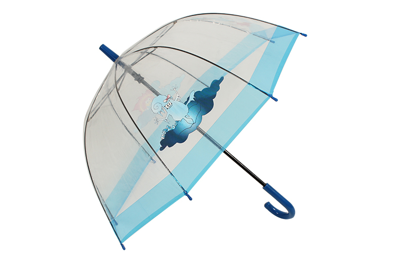 アーク46インチ透明な子供の雨の傘、 明確なポリ塩化ビニールuvかわいい問屋・仕入れ・卸・卸売り