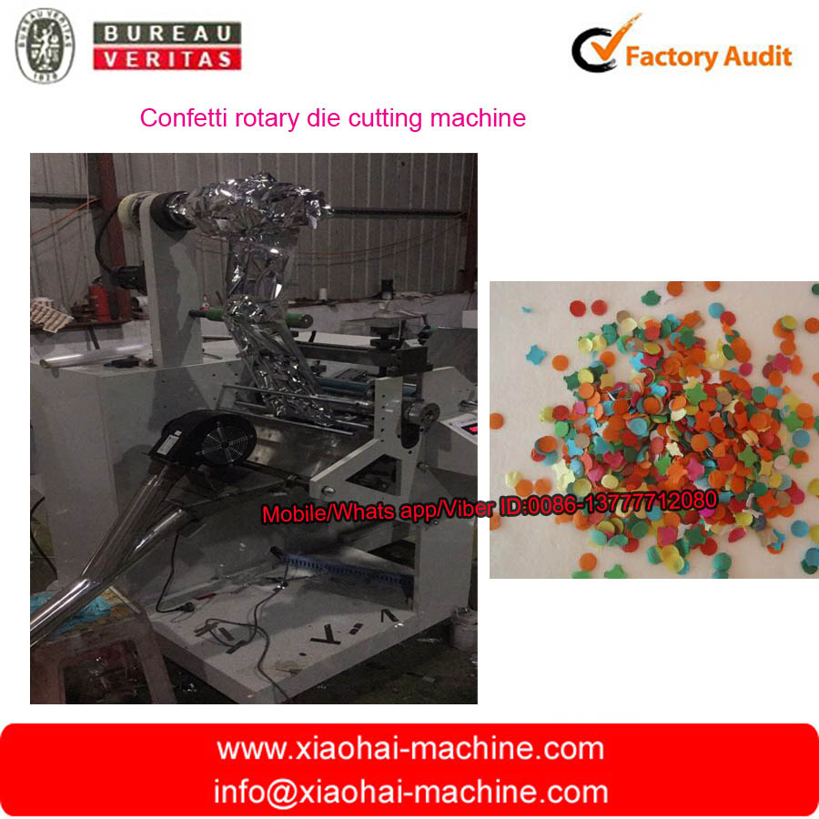 Confetti rotary die cutting machine 2