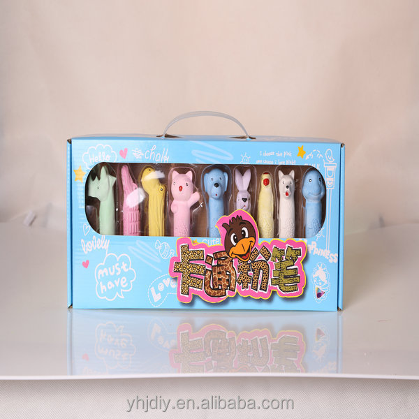 新しい2014年製品の学校と教育用品diyの動物の色のチョーク問屋・仕入れ・卸・卸売り