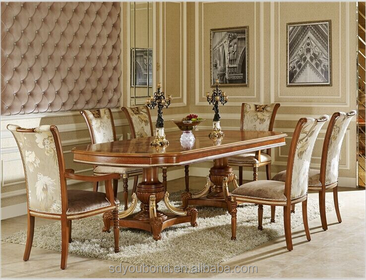 0062 European Classic Dining Room FurnitureHigh End Wood 0062 European Classic Dining Room FurnitureHigh End Wood
