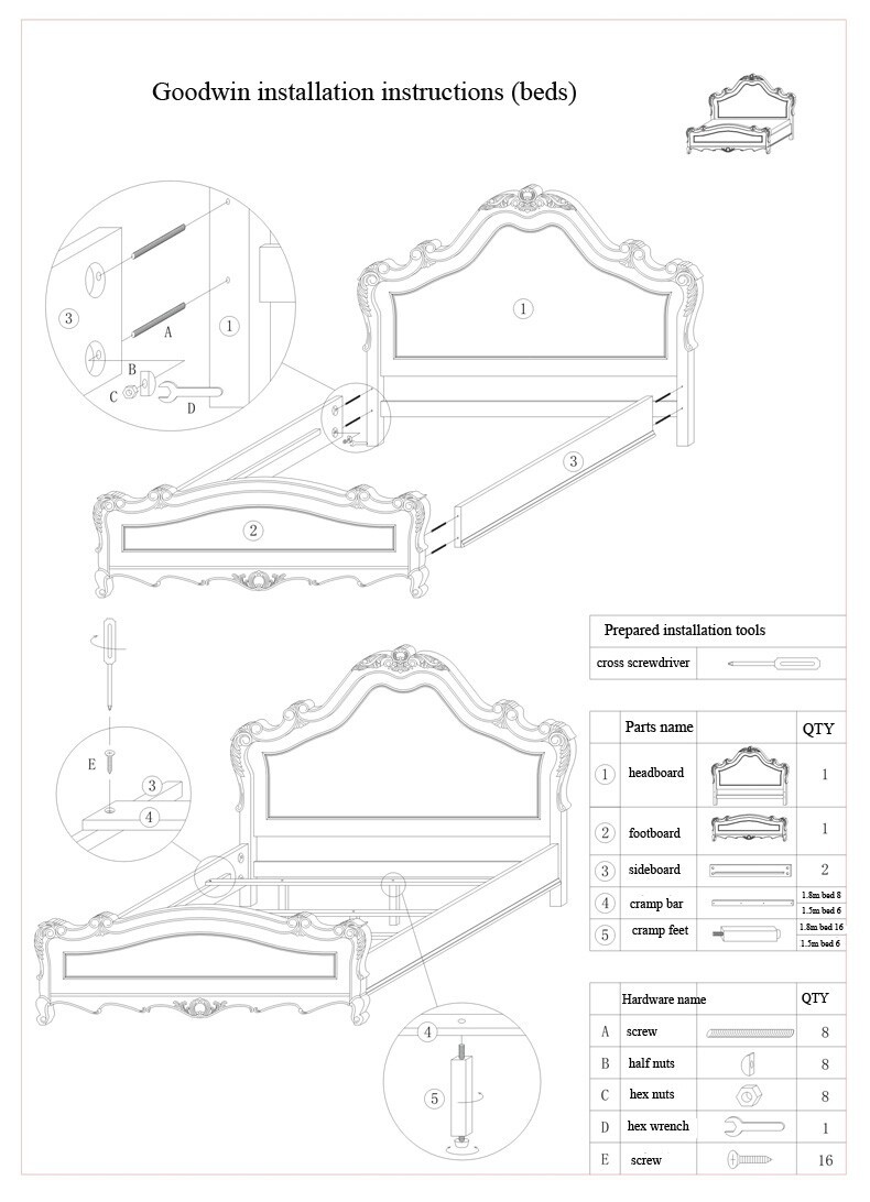 2016熱い販売と最新のデザインpuクラシック寝室セットWA133仕入れ・メーカー・工場