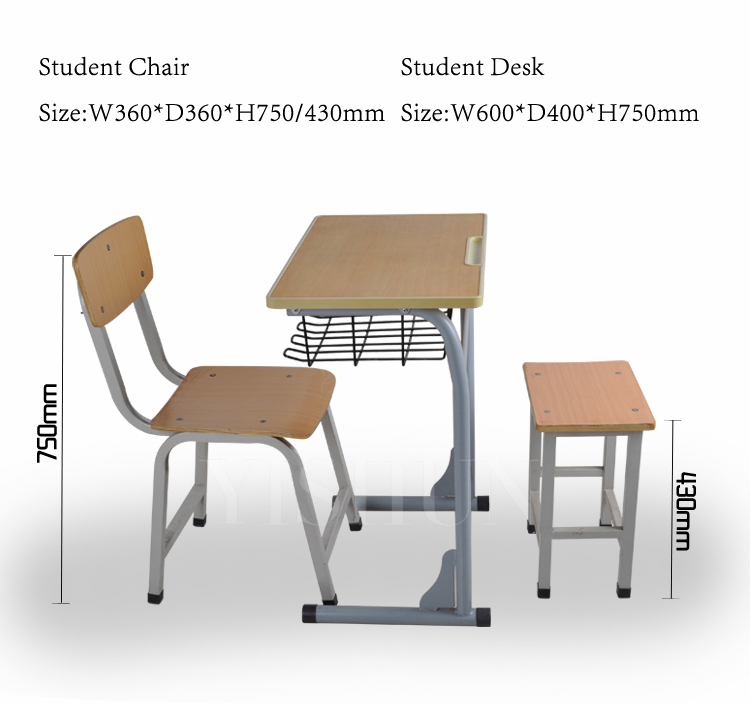安いセットの机と椅子の学校の椅子と机添付仕入れ・メーカー・工場