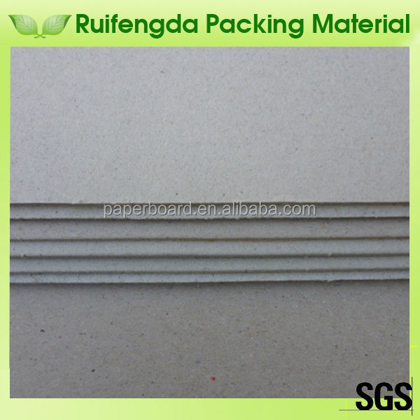 Paper insole board covered 2.5mm gray paper board board