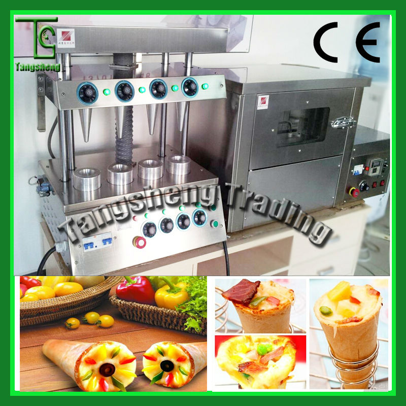 Tangsheng Stainless Steel Automatic Pizza Cone Making Machine/Pizza Cone Production Line/Pizza Cone 