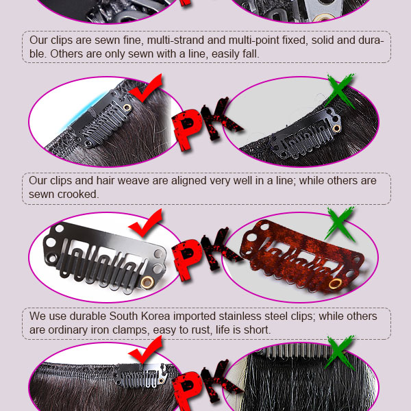 28 Inch Double Weft Clip Hair Extensions Dubai Buy Clip Hair