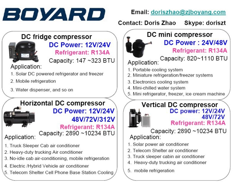 r134aboyard48v12vdc冷蔵庫コンプレッサーを置き換えるbd35fbldc用コンプレッサー冷蔵三輪車three輪車仕入れ・メーカー・工場
