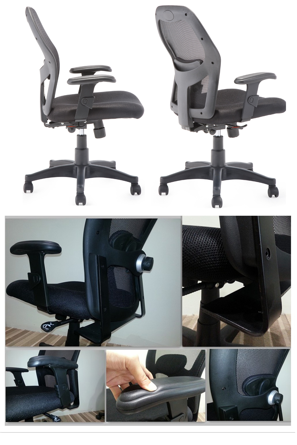 調節可能なgs-g1391メッシュオフィスチェアの部品仕入れ・メーカー・工場