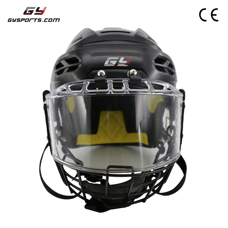 Factory Wholesale Sport Safety Helmet Ice Hockey Helmet With Dust Mask