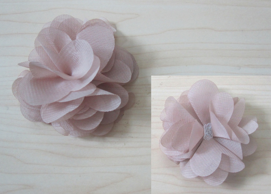 alibabaの熱い販売の高いqulitydecorativce安いシフォン生地シフォン髪の花のための結婚式の花の布問屋・仕入れ・卸・卸売り