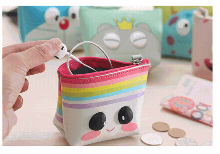 Wholesale promotion cute coin purse mini wallets small rubber coin purse  funky card holder wallet From m.