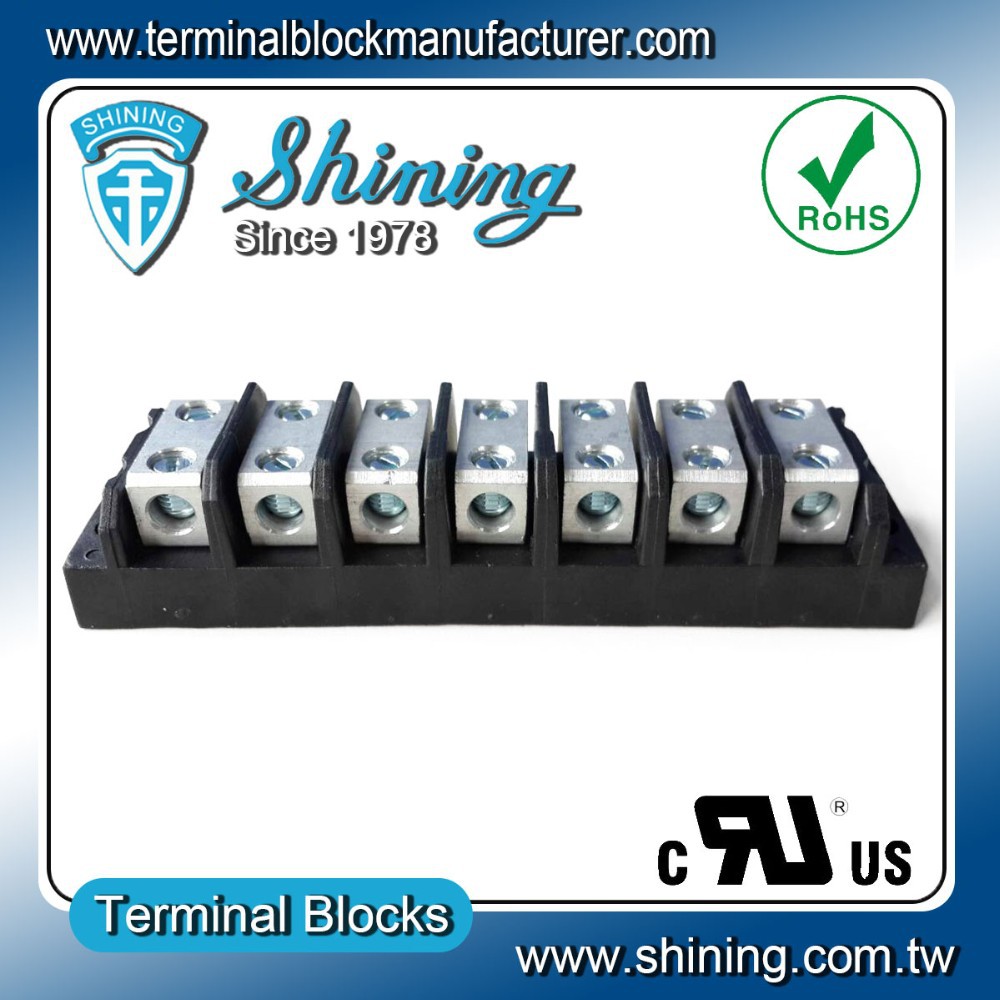 tgp-050-07bss 600v 50 amp 7 way industrial power terminal strip