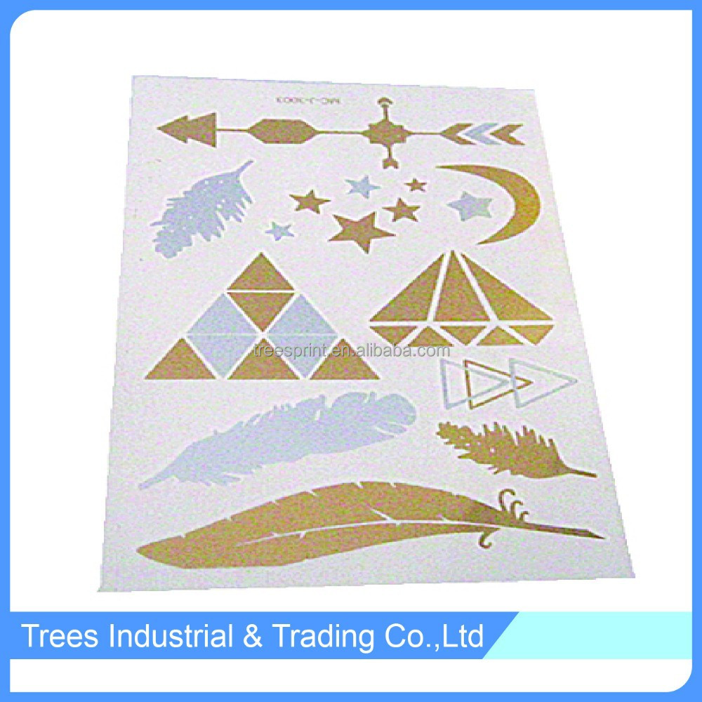2015 newest design high quality vinyl sticker tattoos for kids