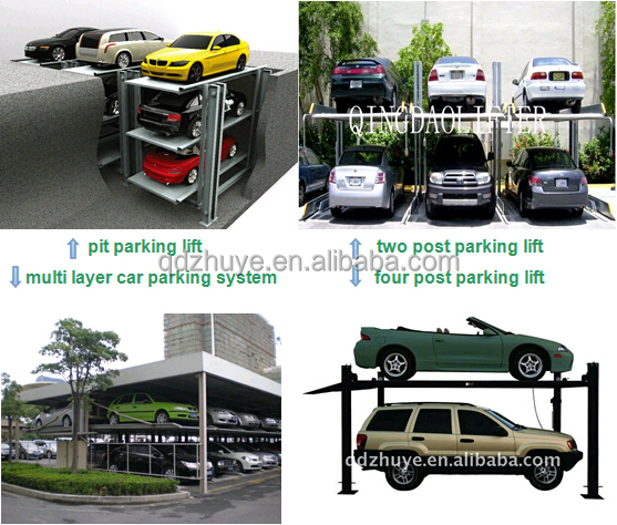 ピットの駐車場のリフト4ポスト; シンプルなのピットの駐車場システム問屋・仕入れ・卸・卸売り