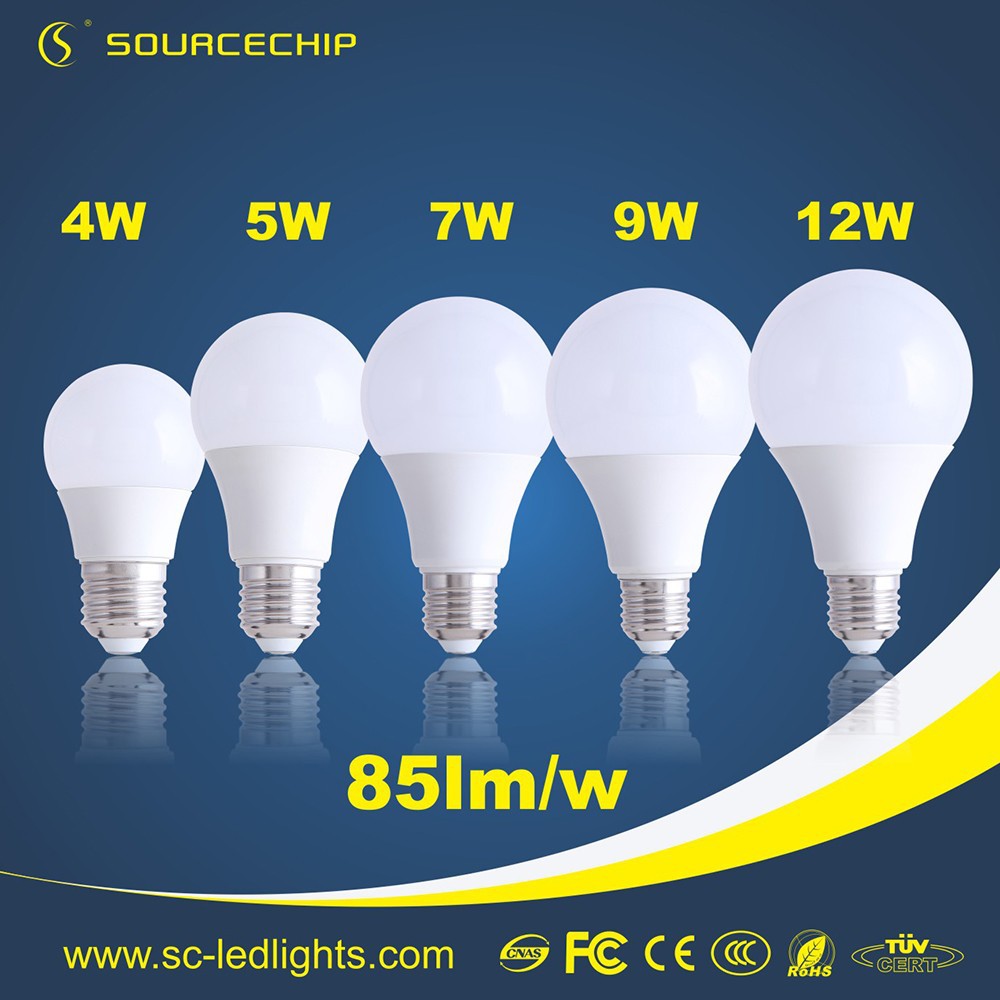 4w/5w/7w/9w/12w led bulbs indoor lighting omni led manufecturers
