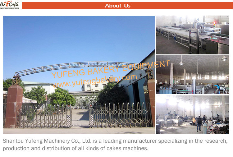 YUFENG Full Automatic Bear Cake, Muffin, Cupcake, Cake Machine Production Line