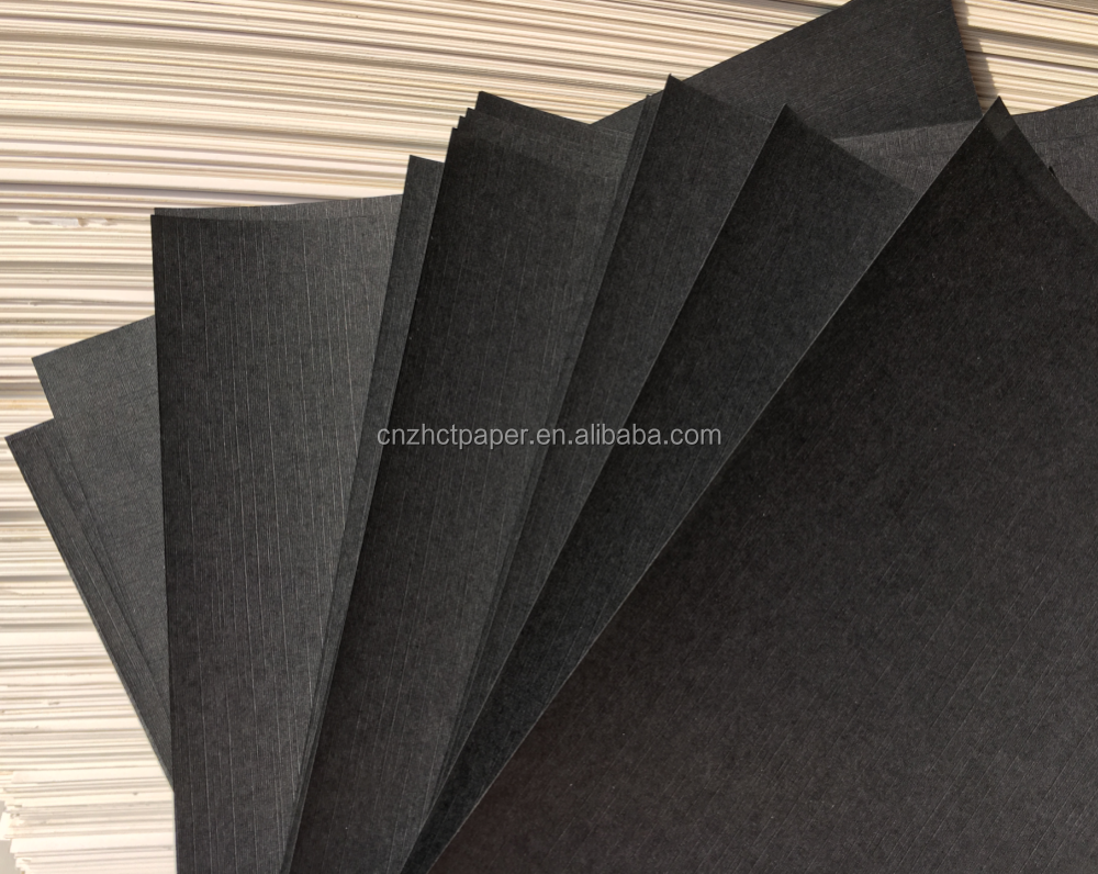 Linen Black Paper Texture Paper 450gsm Buy Textured Printing Paper