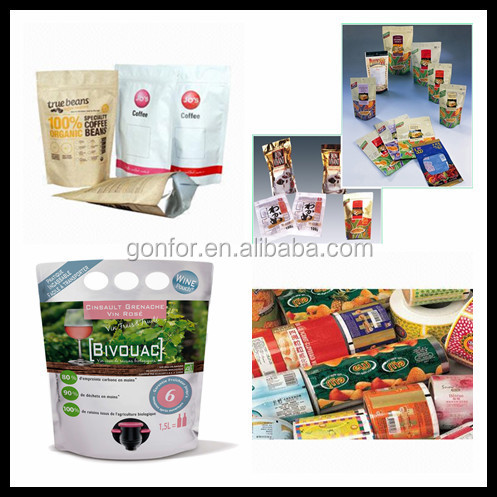 Stand-up Zipper Tea Bag with Bottom Gusset, Waterproof and Recyclable