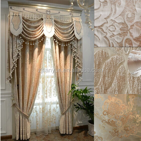 Luxury Turkish Ready Made Curtain Drapes Curtains For Home Window