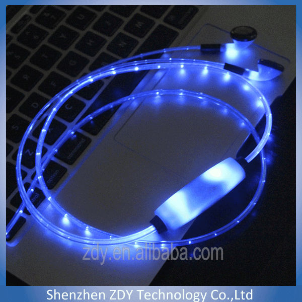 高品質-- 主導のヘッドフォン/led点滅イヤホン/ヘッドセットを導いた問屋・仕入れ・卸・卸売り