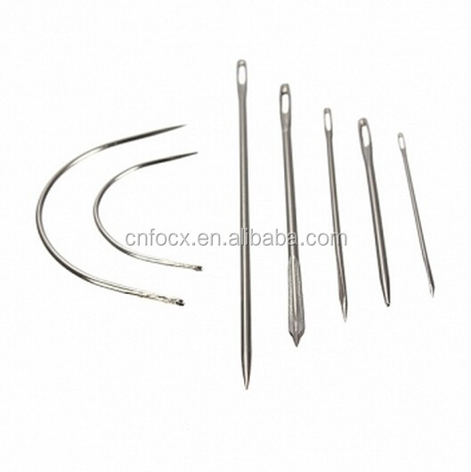 7pcs Hand Repair Sewing Needles Patching Tool / Leather Sewing Needles
