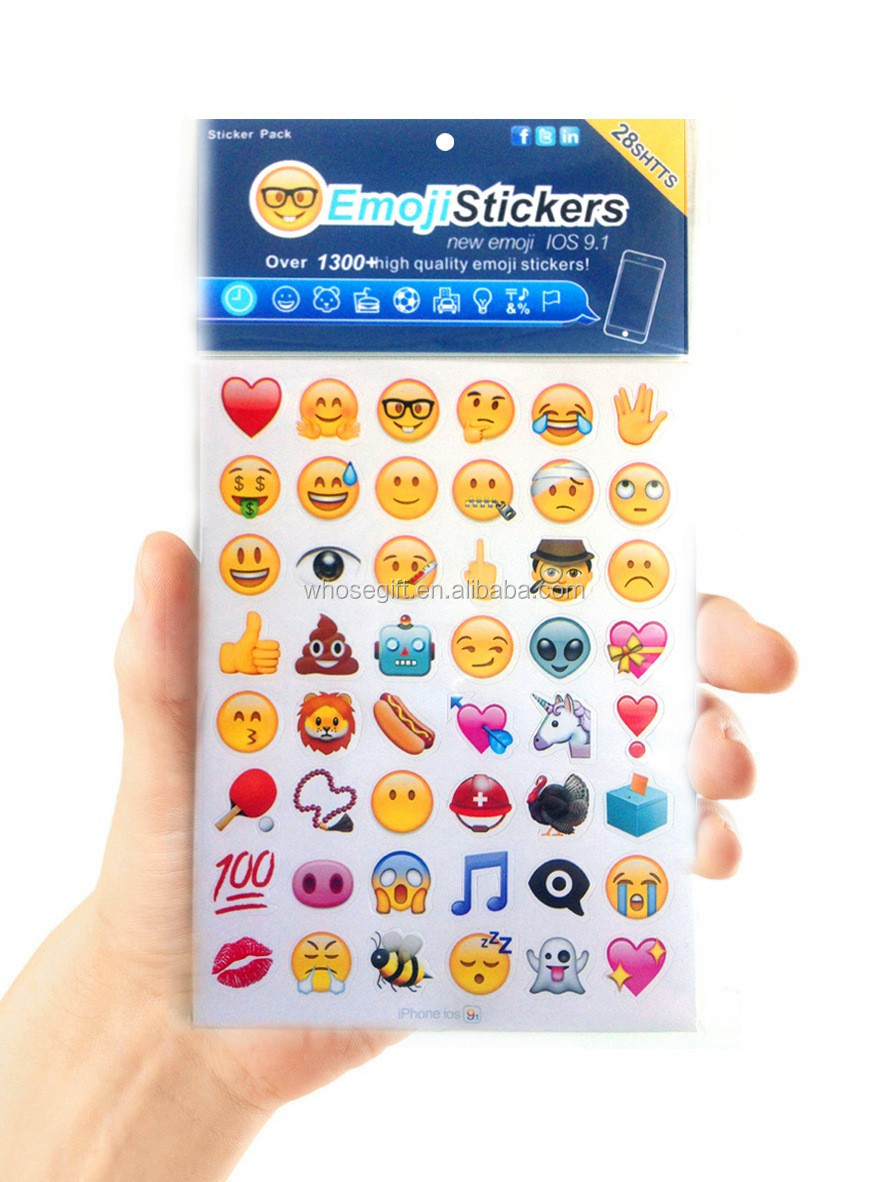 愛とキス絵文字顔ビニールステッカーのため電話ノートパソコンの装飾仕入れ・メーカー・工場