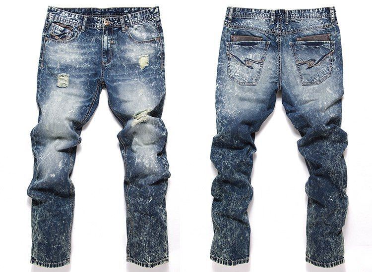男性のための破損したカーネル破れたジーンズbtdl7059男性のズボンのファッションブランドのジーンズ仕入れ・メーカー・工場