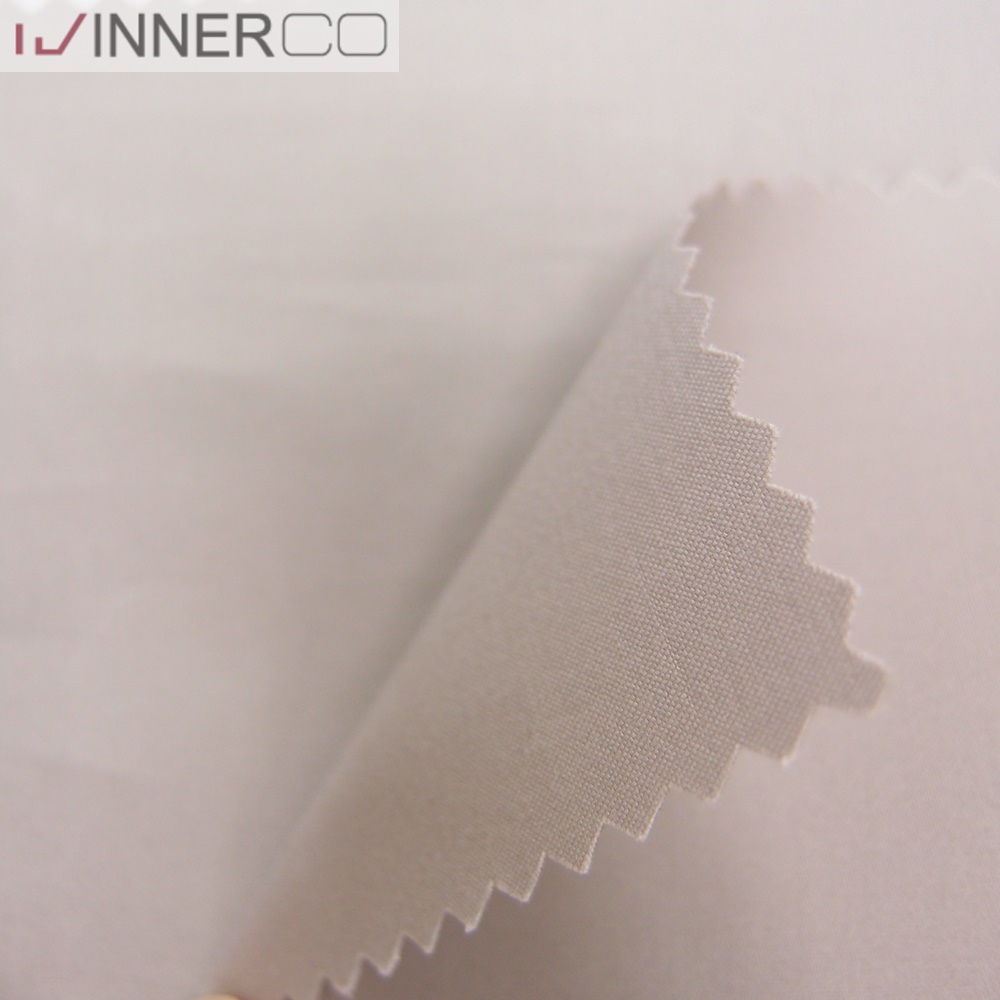 Silk look surface cotton spandex woven sateen fabric