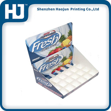 Paper Counter Top Display Glass display box for lollipop