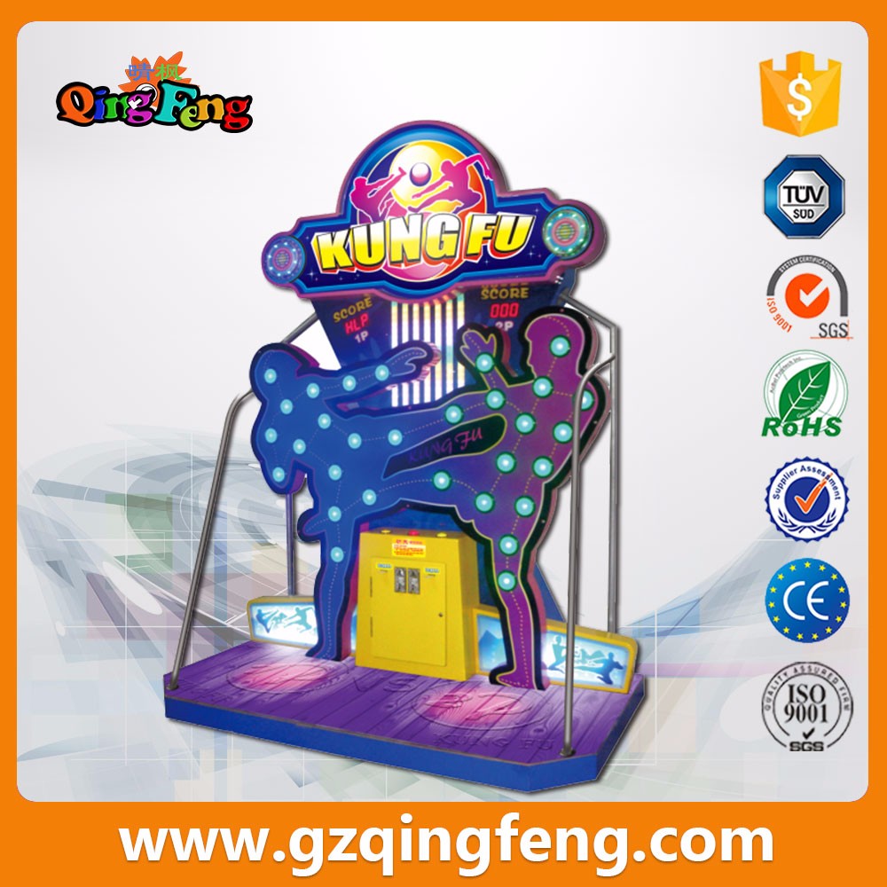 Qingfeng new funny  ticket redemption KongFu video arcade game machine coin operated indoor KongFu video arcade game machine 