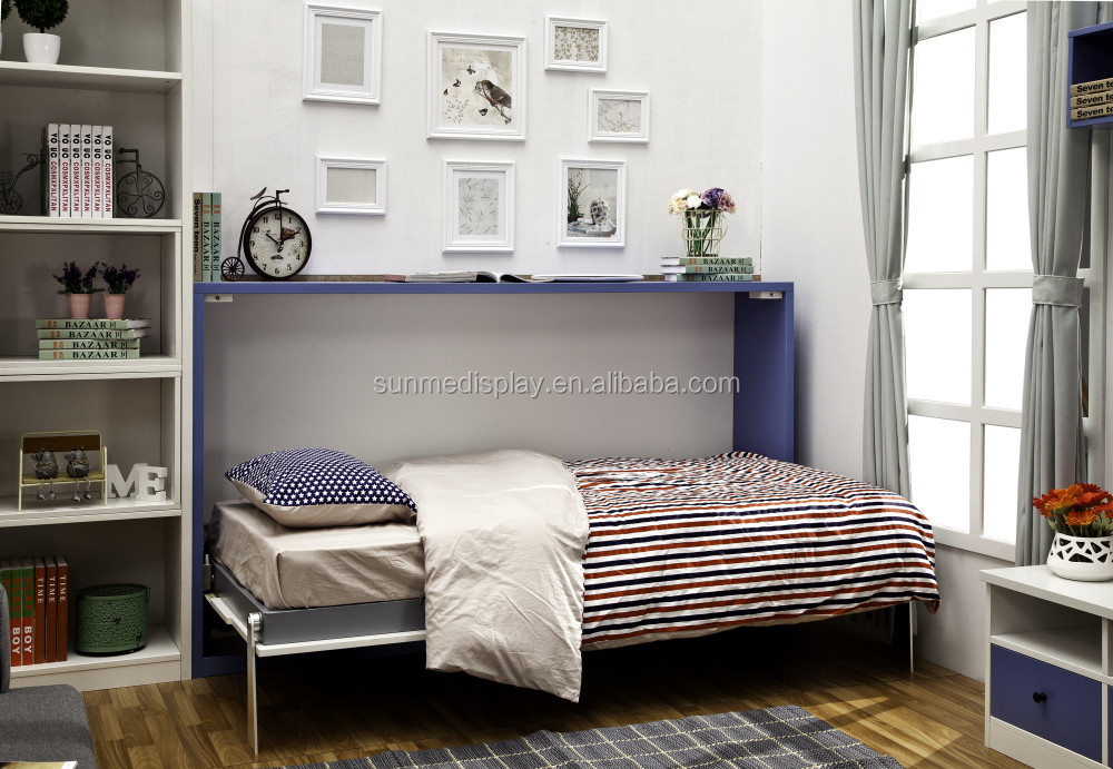多機能寝室家具春機構マーフィー畳むベッド付きデスク仕入れ・メーカー・工場