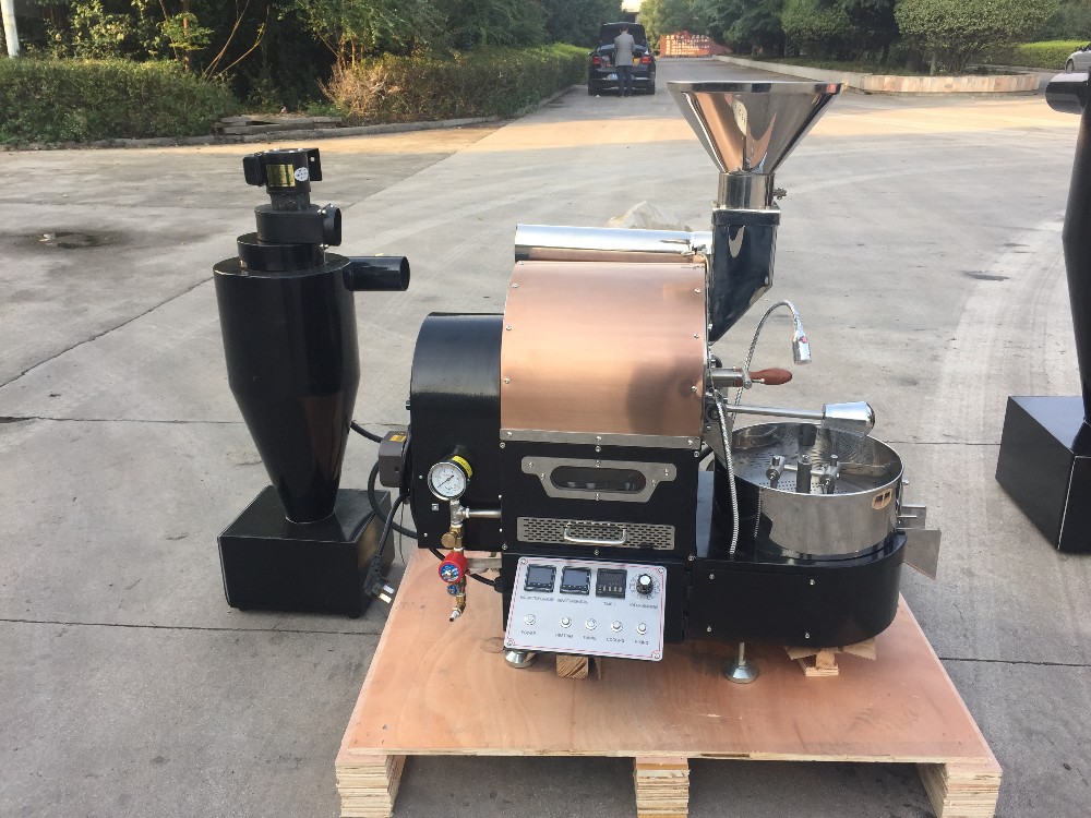 中国河南製造1キログラムlpg/ガス/電動卓上コーヒー焙煎機/1キログラムコーヒー/ココアロースター機仕入れ・メーカー・工場
