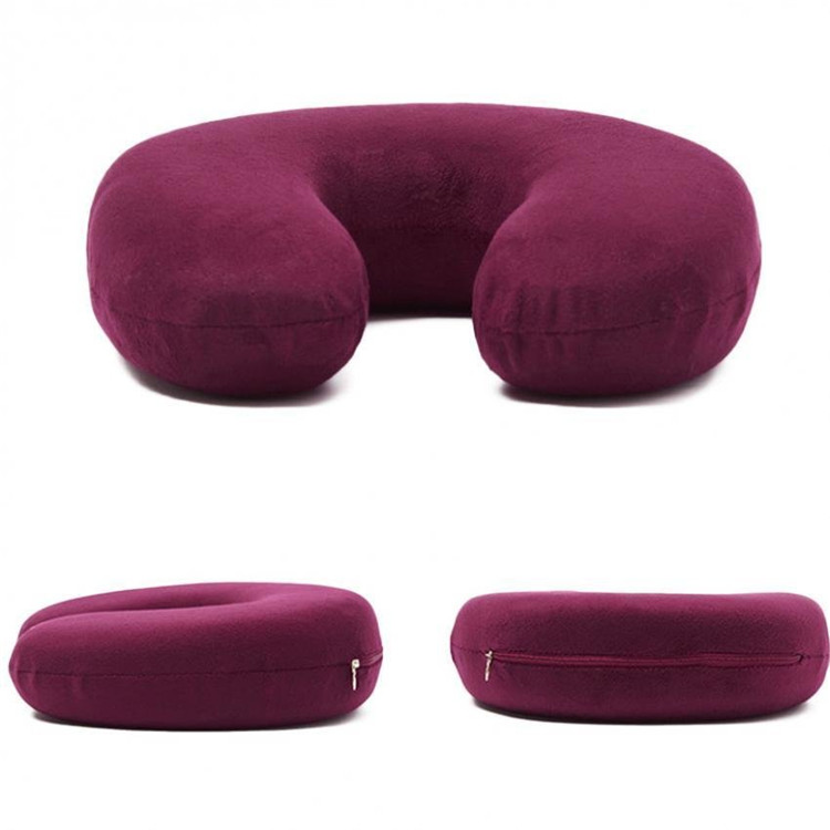 Round Edge Promoting Healthy Posture Adult Car Seat Neck Pillow