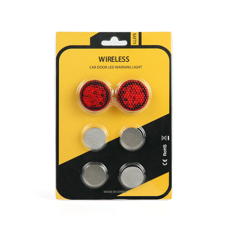 Car Styling Wireless Magnetic Sensor Led Door Open Signal Warning