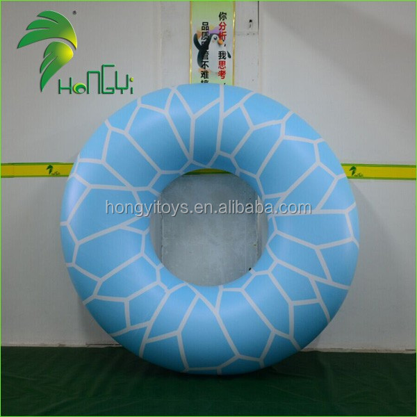 inflatable blue swimming ring (1)