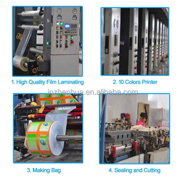 PE Bopp CPP PET PET- Al ECO Pastic custom tea bag