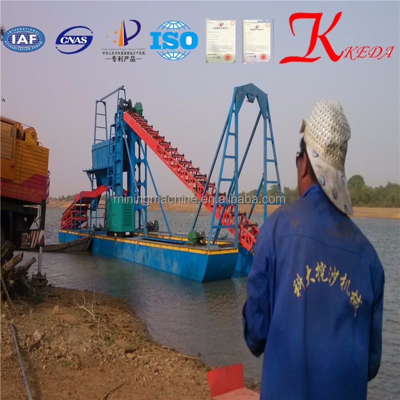 Quality realiable chain buckets gold dredger