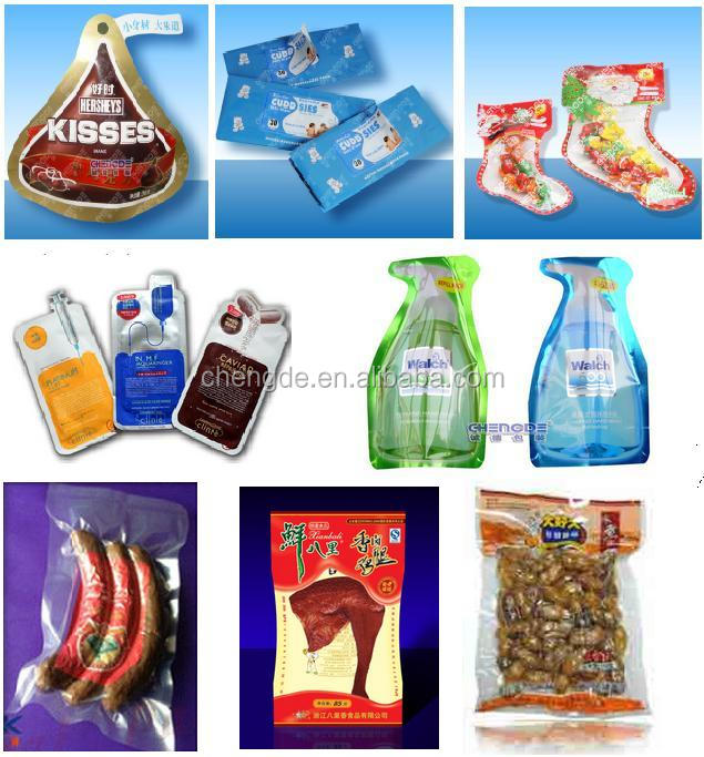 custom printing chocolate bar packaging roll film / food safe nuts plastic film / Laminated food grade plastic film